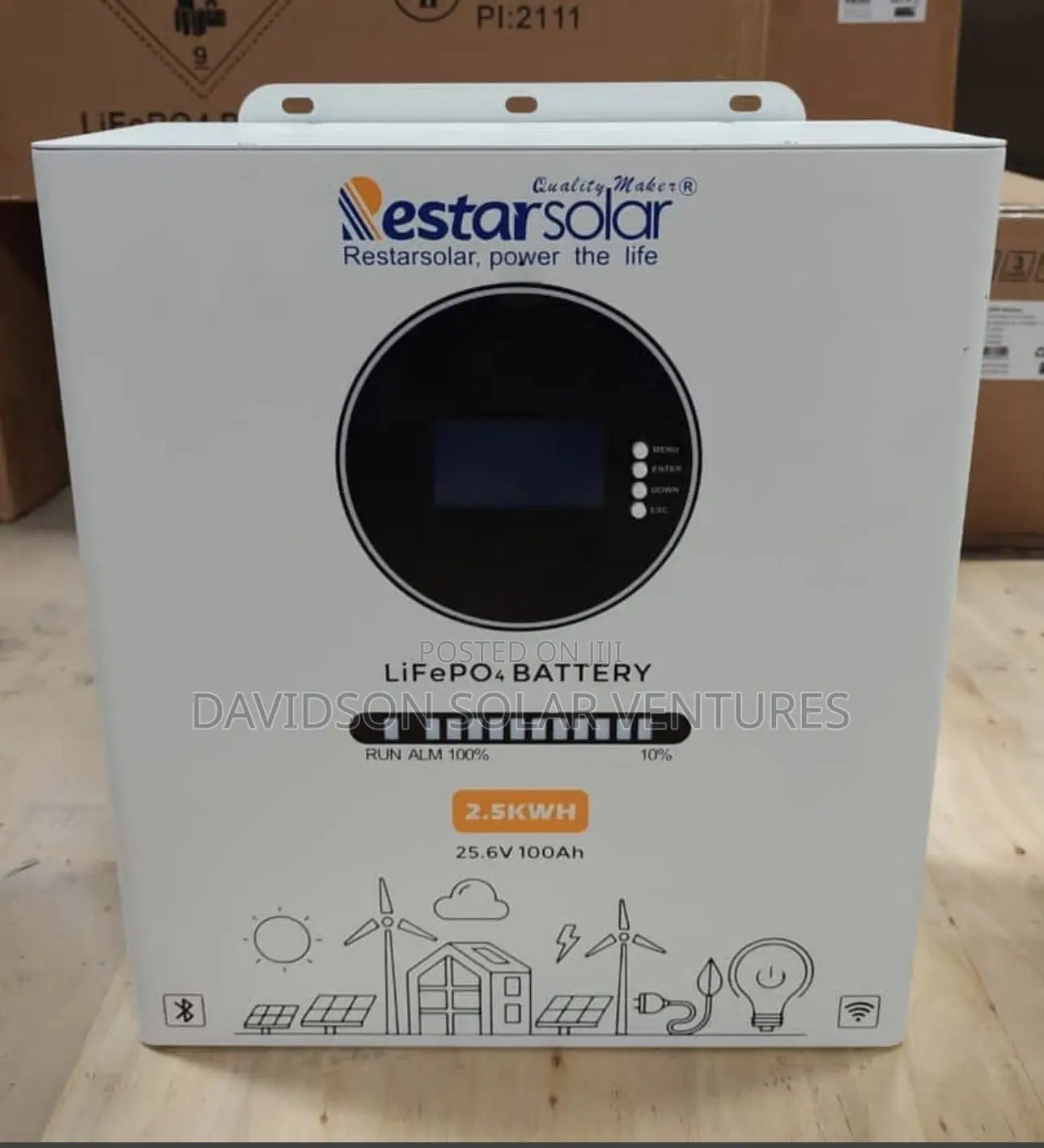 24v 2.5kwh Restar Solar Lithium Ion Battery