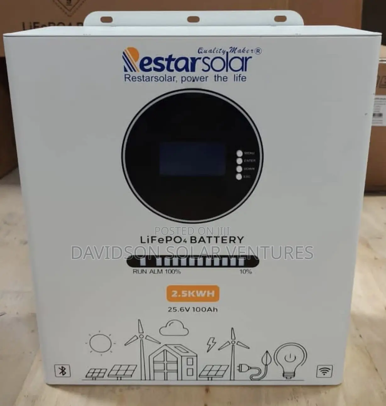 24v 2.5kwh Restar Solar Lithium Ion Battery