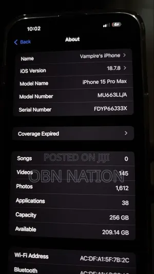Apple iPhone 15 Pro Max 256 GB Silver