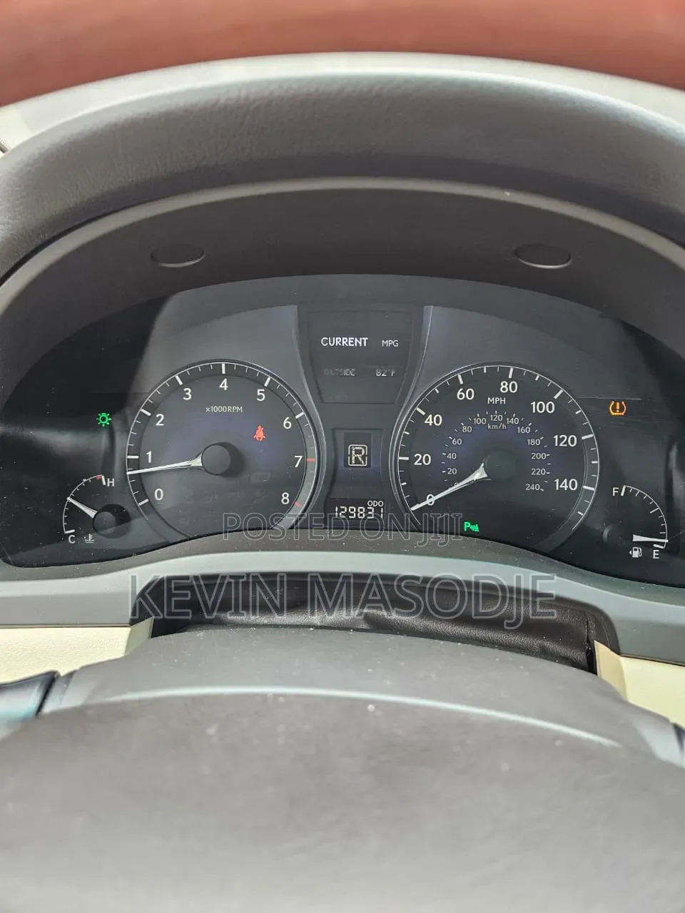 Lexus RX 350 2011 Gold