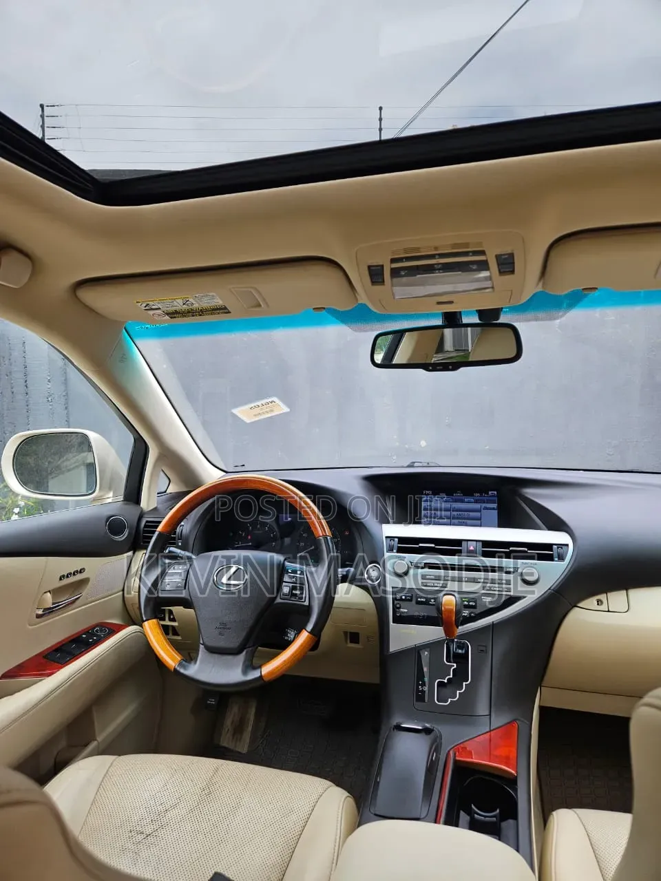 Lexus RX 350 2011 Gold