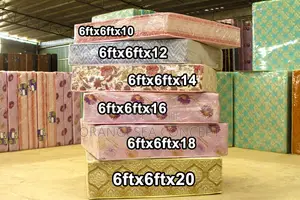 6by6by10 Semi Orthopaedic Mattress Payment on Delivery