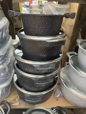 5 Sets of Granite Pots