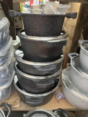5 Sets of Granite Pots