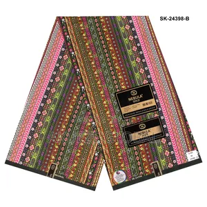 High Quality New in Nebula Gold 100% Cotton Ankara Print