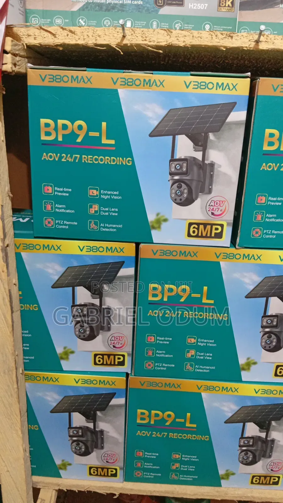 V380max Solar CCTV Cameras