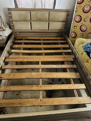 4.5 by 6 Bed Frame and Bedside