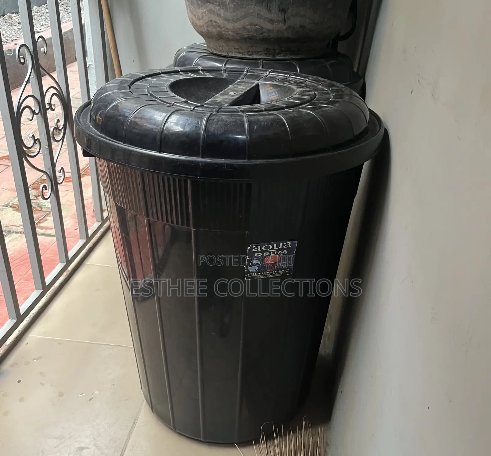 120L Plastic Waste Bin With Lid – Strong Durable