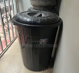 120L Plastic Waste Bin With Lid – Strong Durable