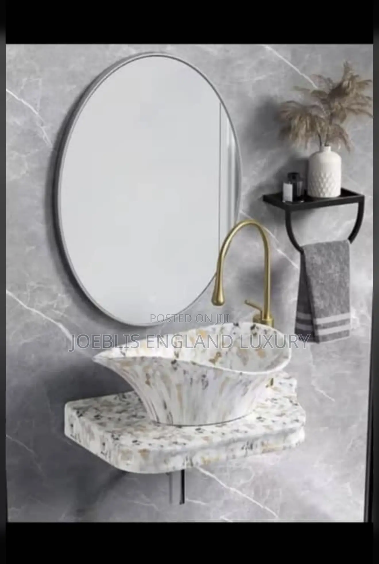 Basin Set Marble Design