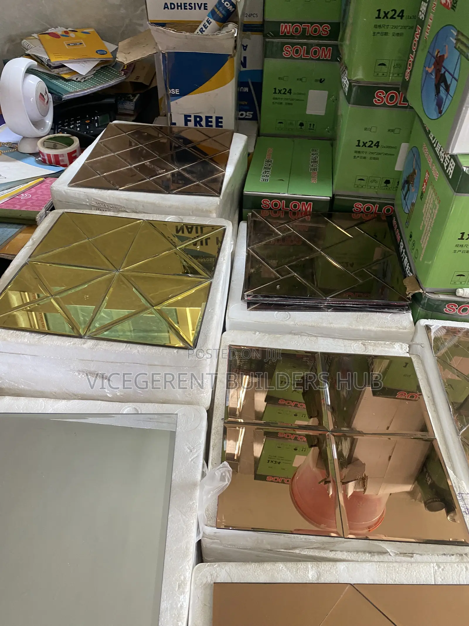 Mosaic Bevelled Mirror