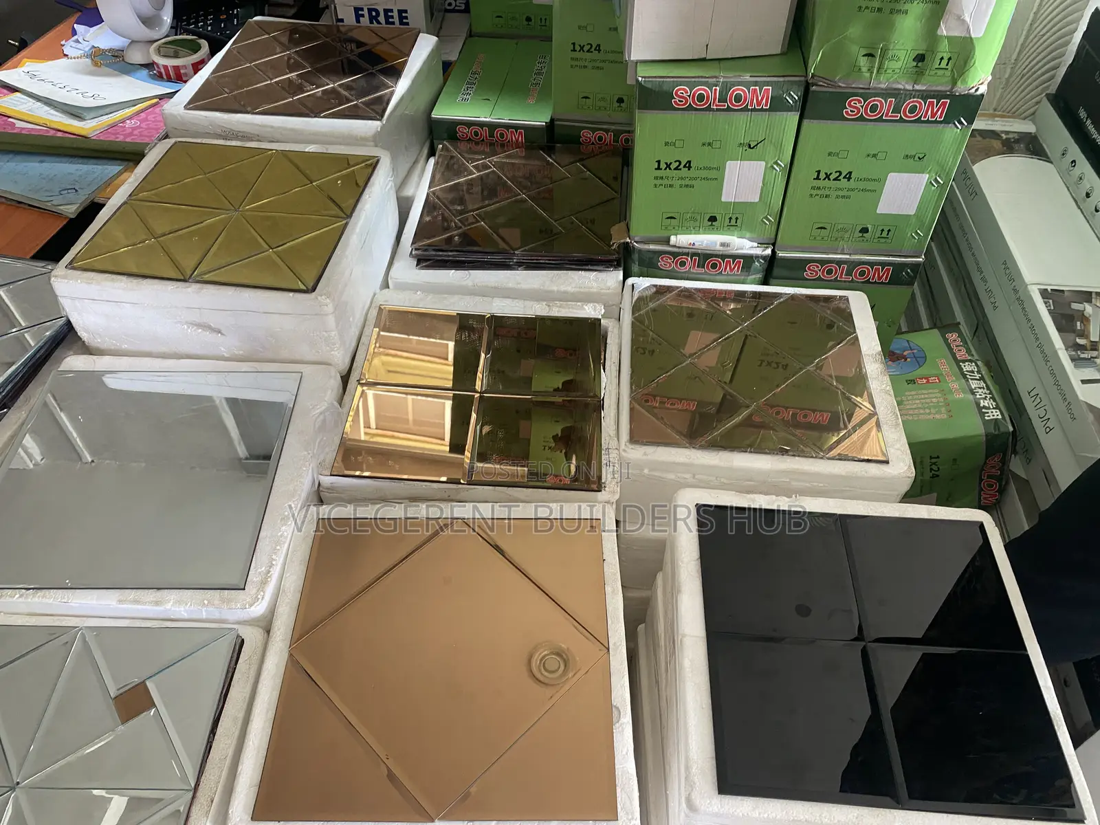 Mosaic Bevelled Mirror