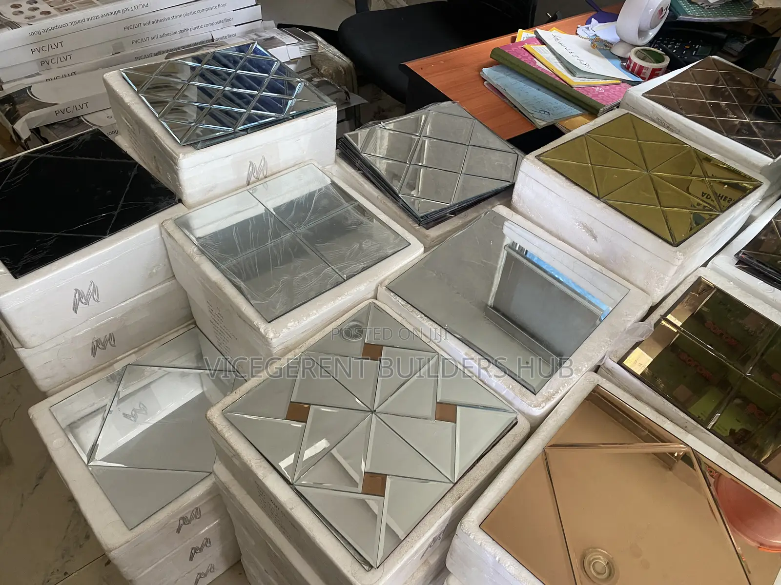 Mosaic Bevelled Mirror