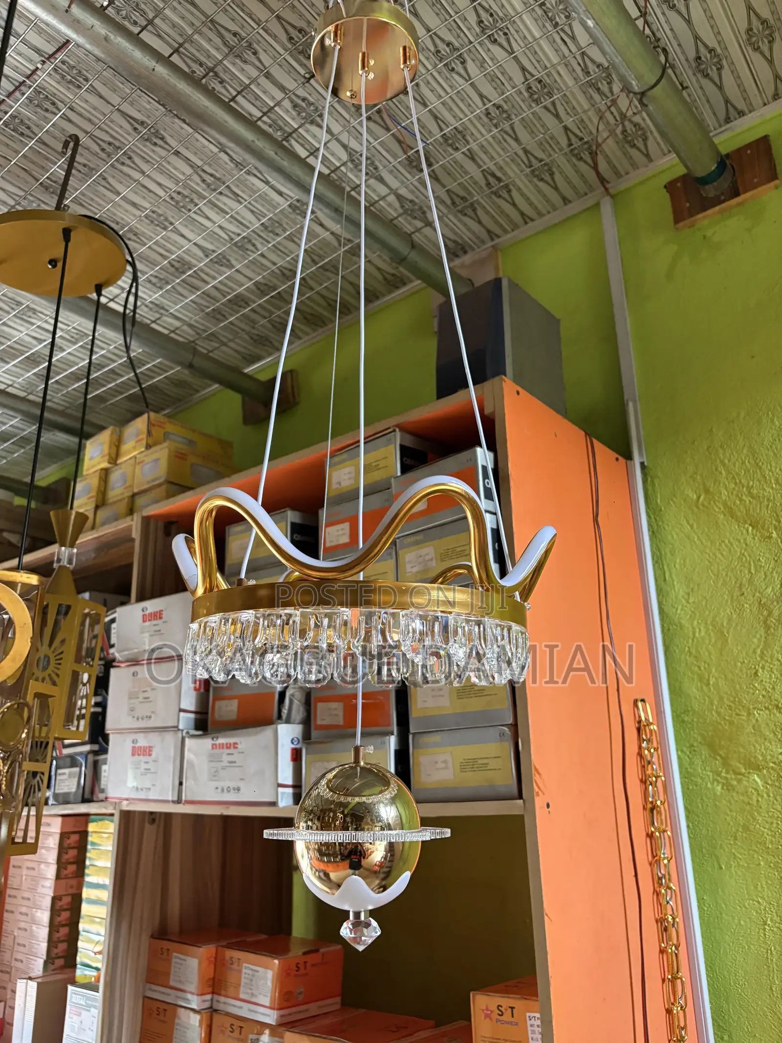 Led Single Pendant Chandelier