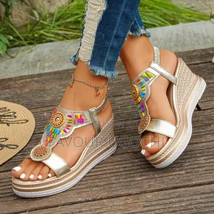 A Wedge and an Open Low Heel Scandal