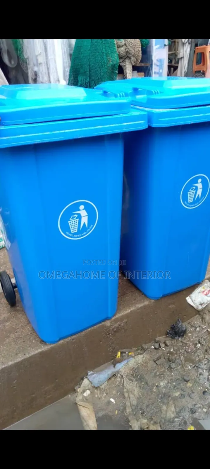 240 Liter Waste Bin With Tyres