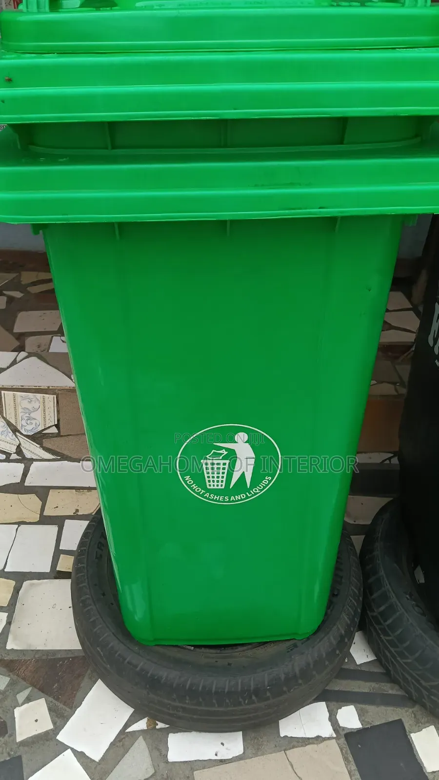 240 Liter Waste Bin With Tyres