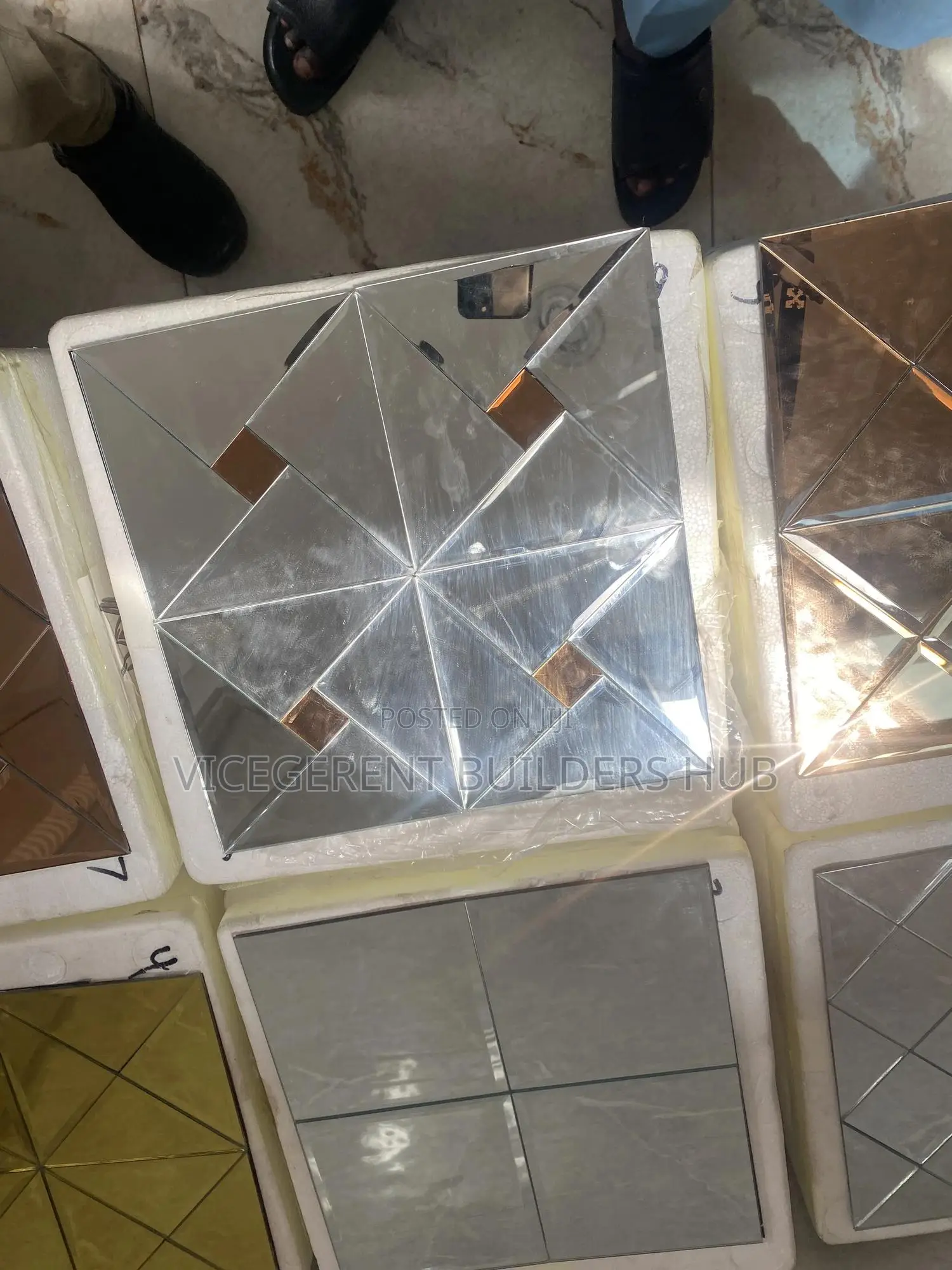 Mosaic Bevelled Mirror