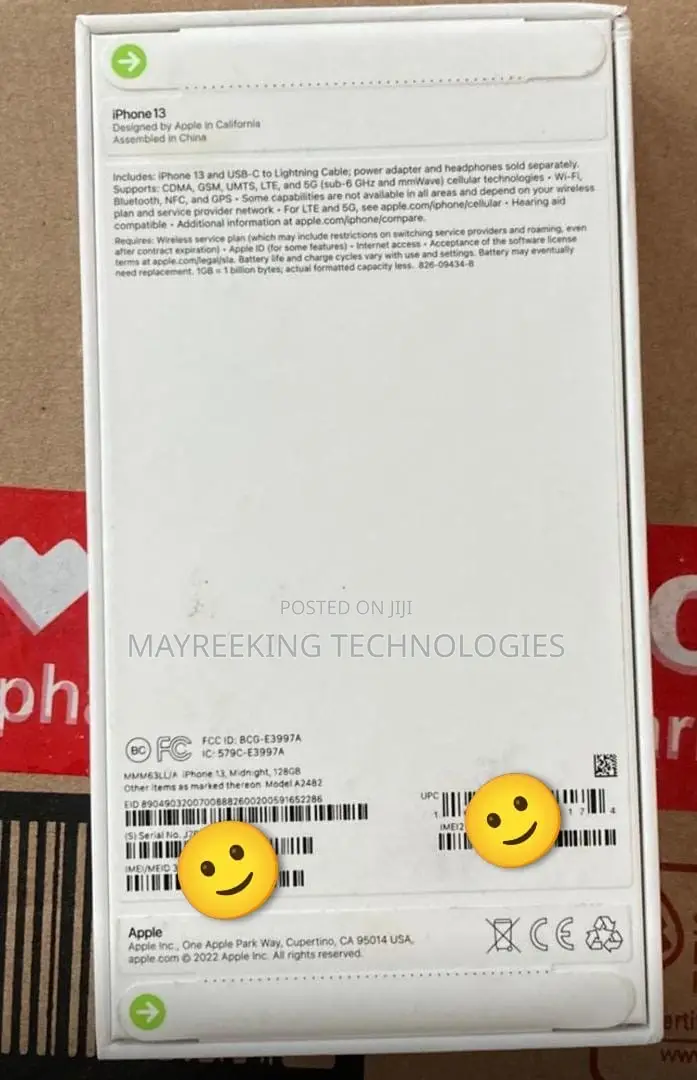 New Apple iPhone 13 128 GB Black