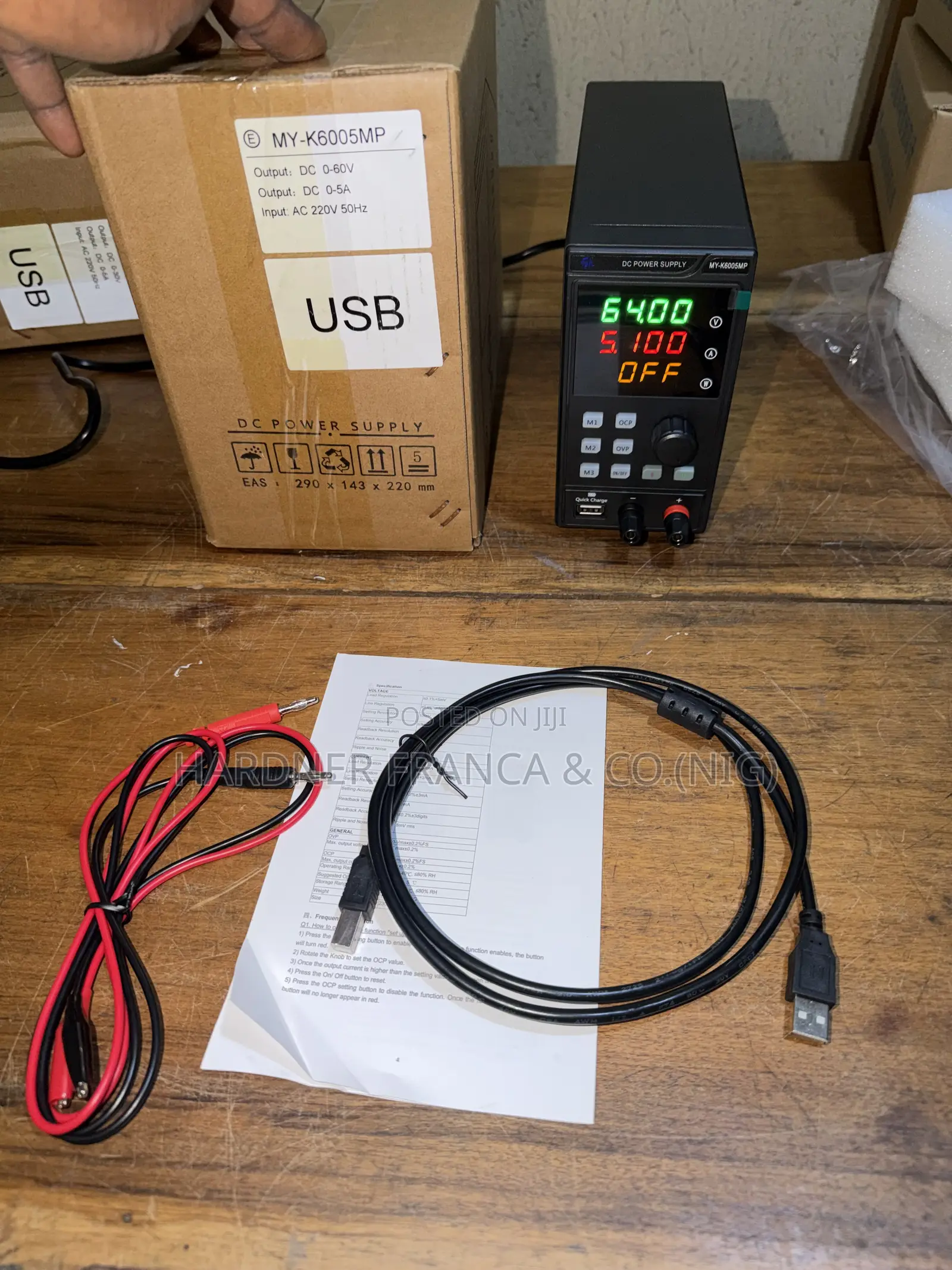 60v/5a Programmable Power Supply