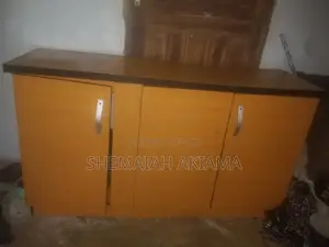 Wooden Storage Cabinet or Sideboard With a Modern, Simple Design.