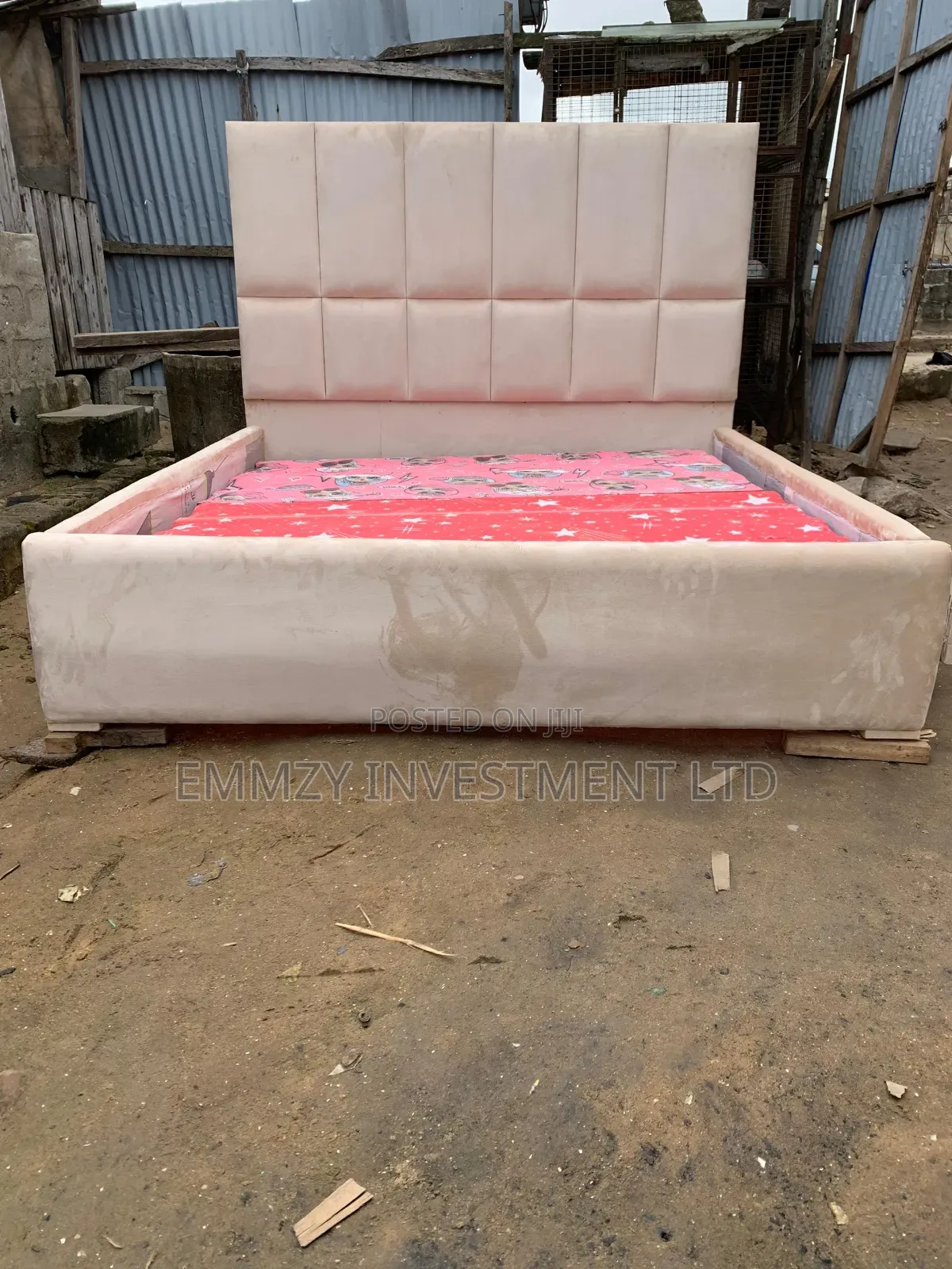 Luxury 6by6 Padded Bedframe Available