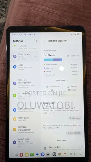 Samsung Galaxy Tab A9 64 GB Black