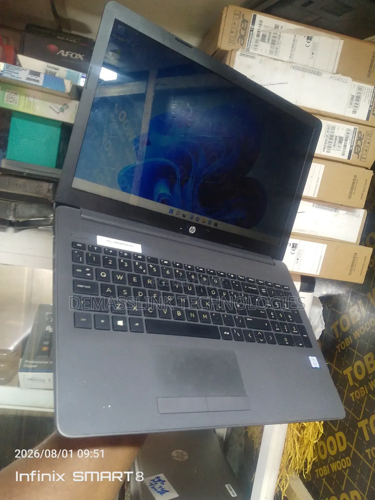 Laptop HP 250 G7 4GB Intel Core i5 SSD 128GB