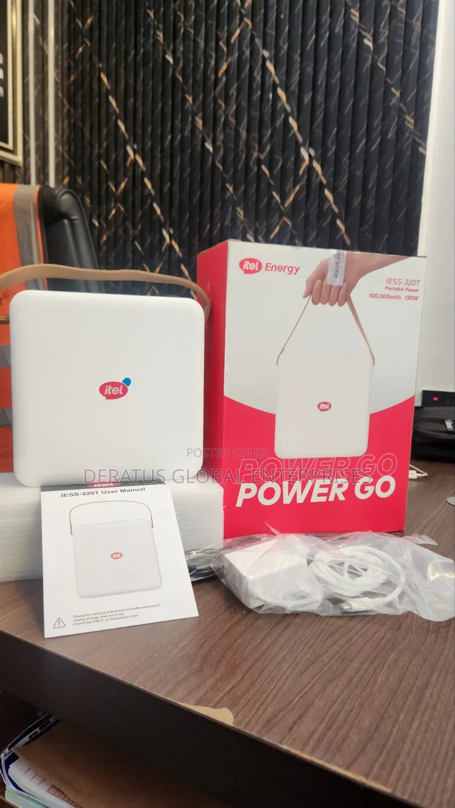 Itel 130w Portable Solar Generator