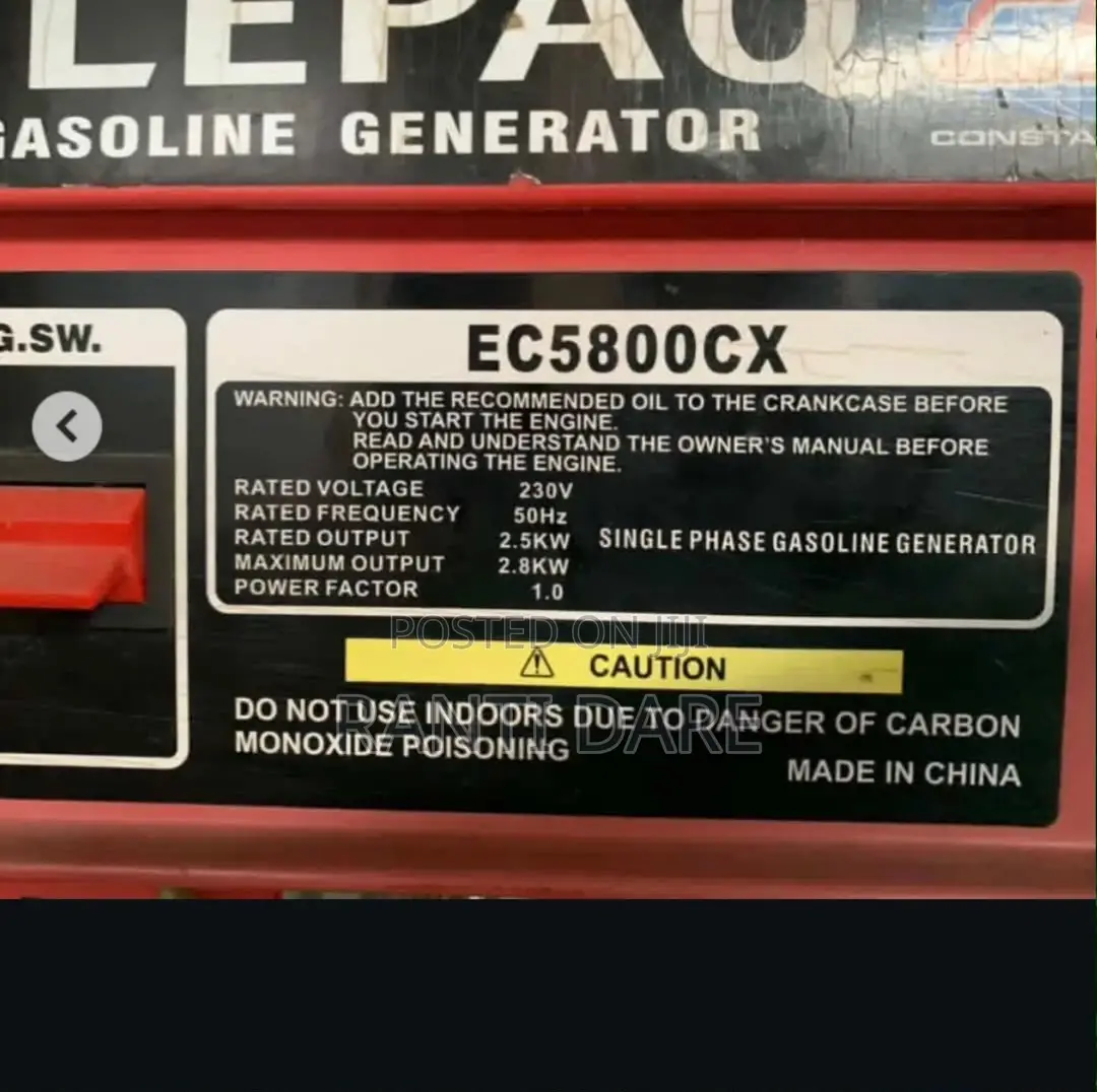 Elepaq EC5800CX Generator