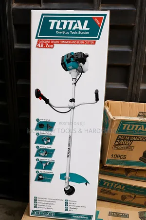 TOTAL Tools 42.7cc Gasoline Grass Trimmer and Bush Cutter,