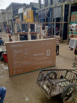 100" Hisense UHD Smart TV, Original With Clear and Quality Pictures.