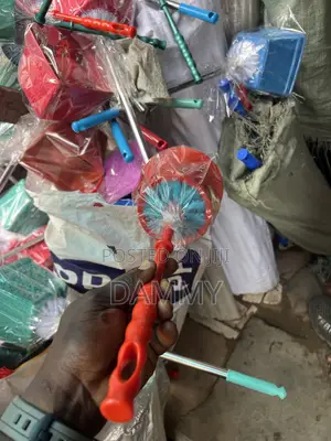 Plastic Toilet Brush With a Cup