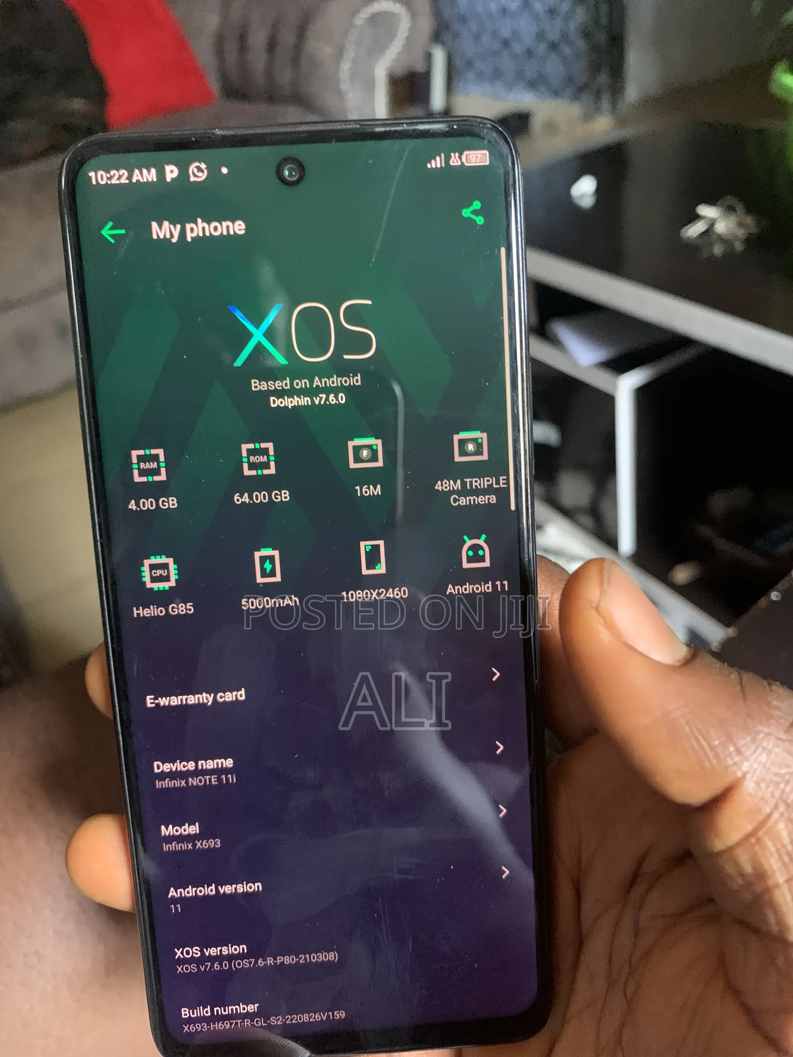 Infinix Note 11 64 GB Black