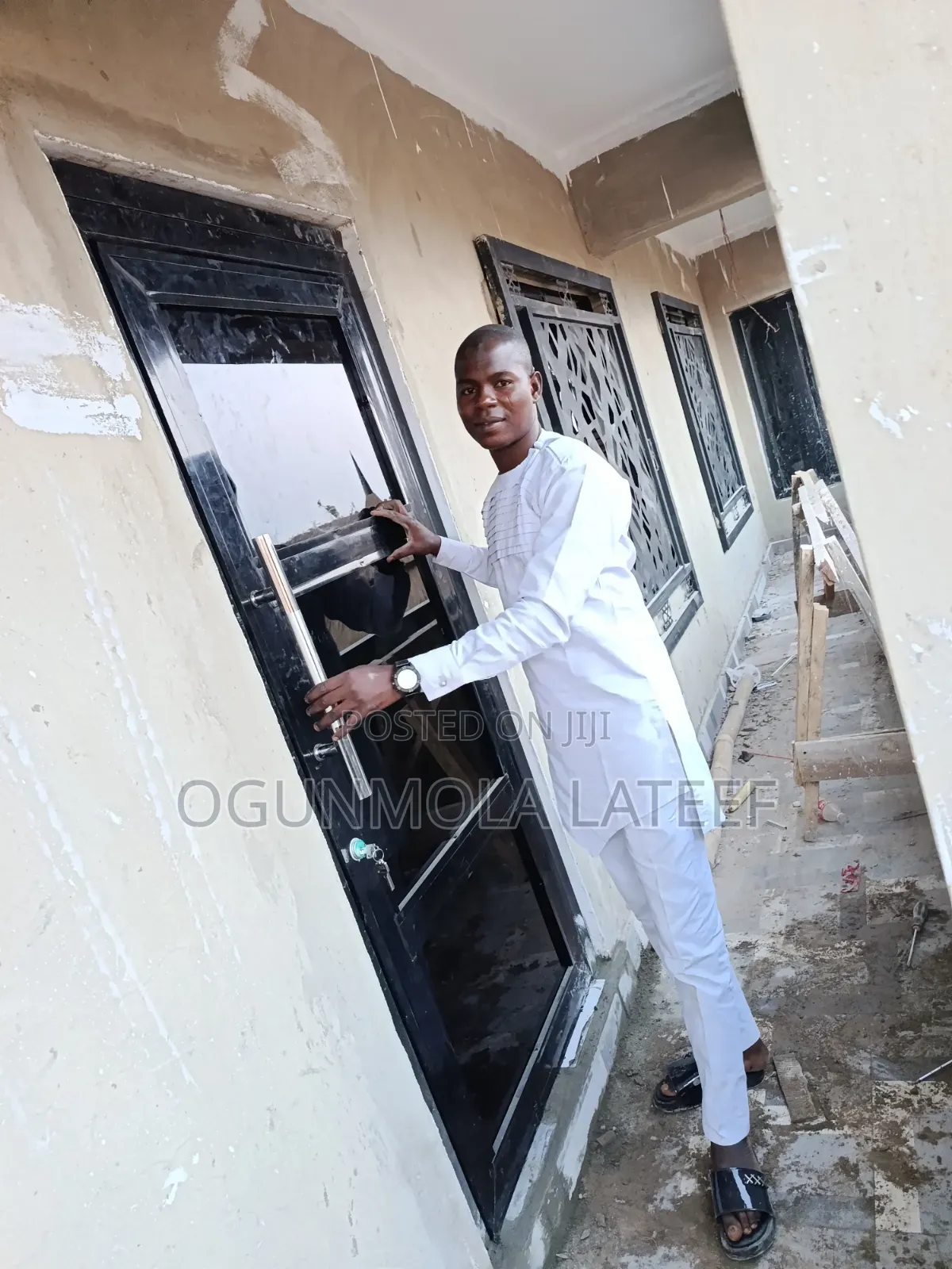 Aluminum Security Swing Door