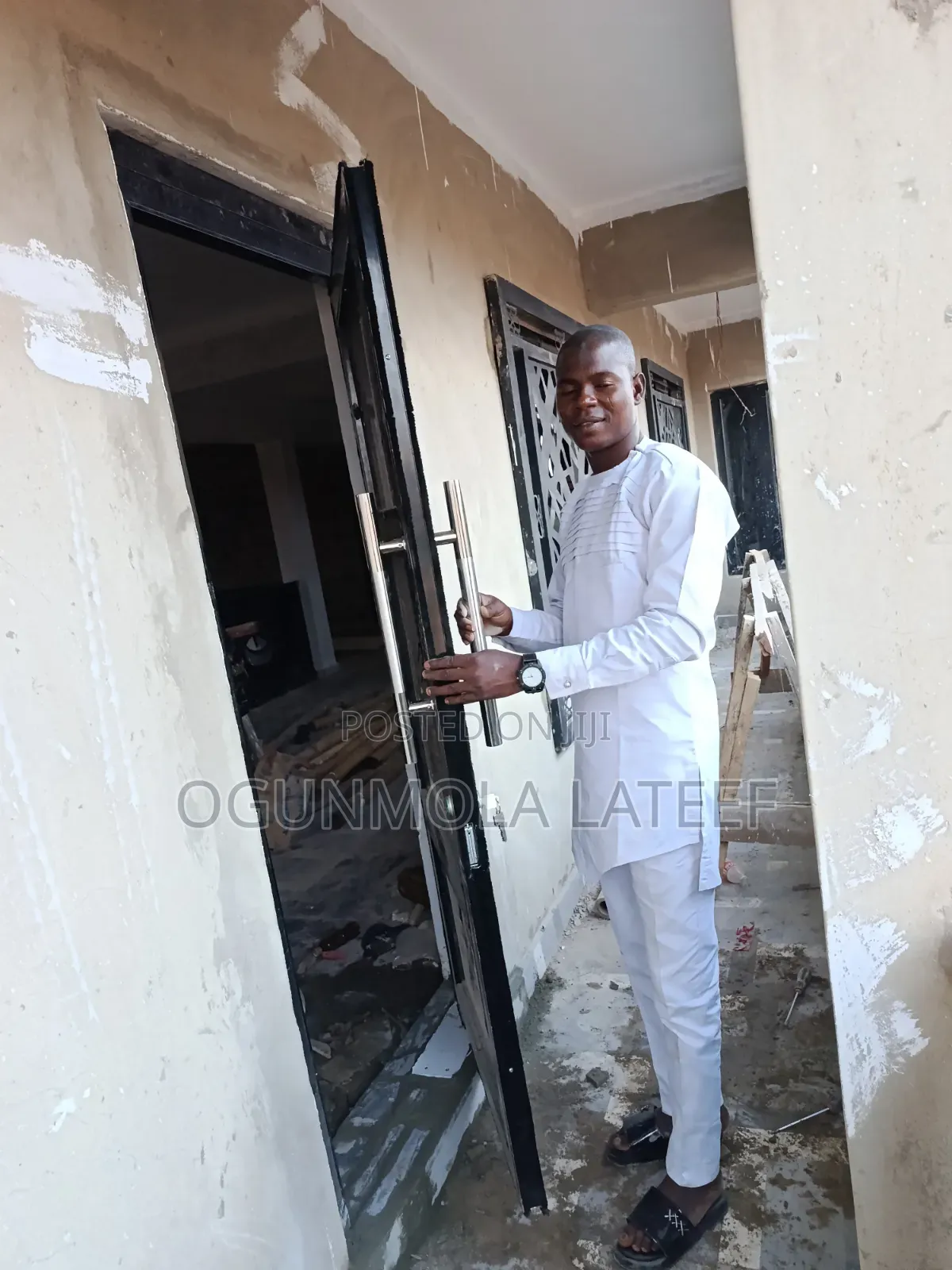 Aluminum Security Swing Door