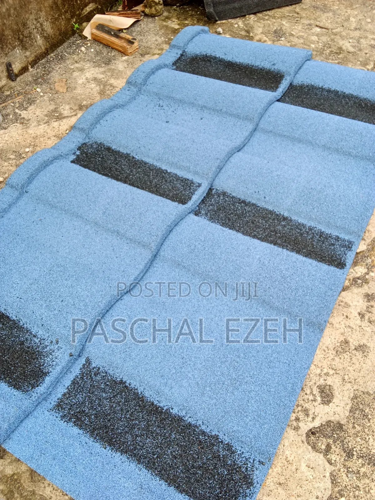 Premium Blue and Black Roman Gerald Roofing Sheet – Durable Elegant