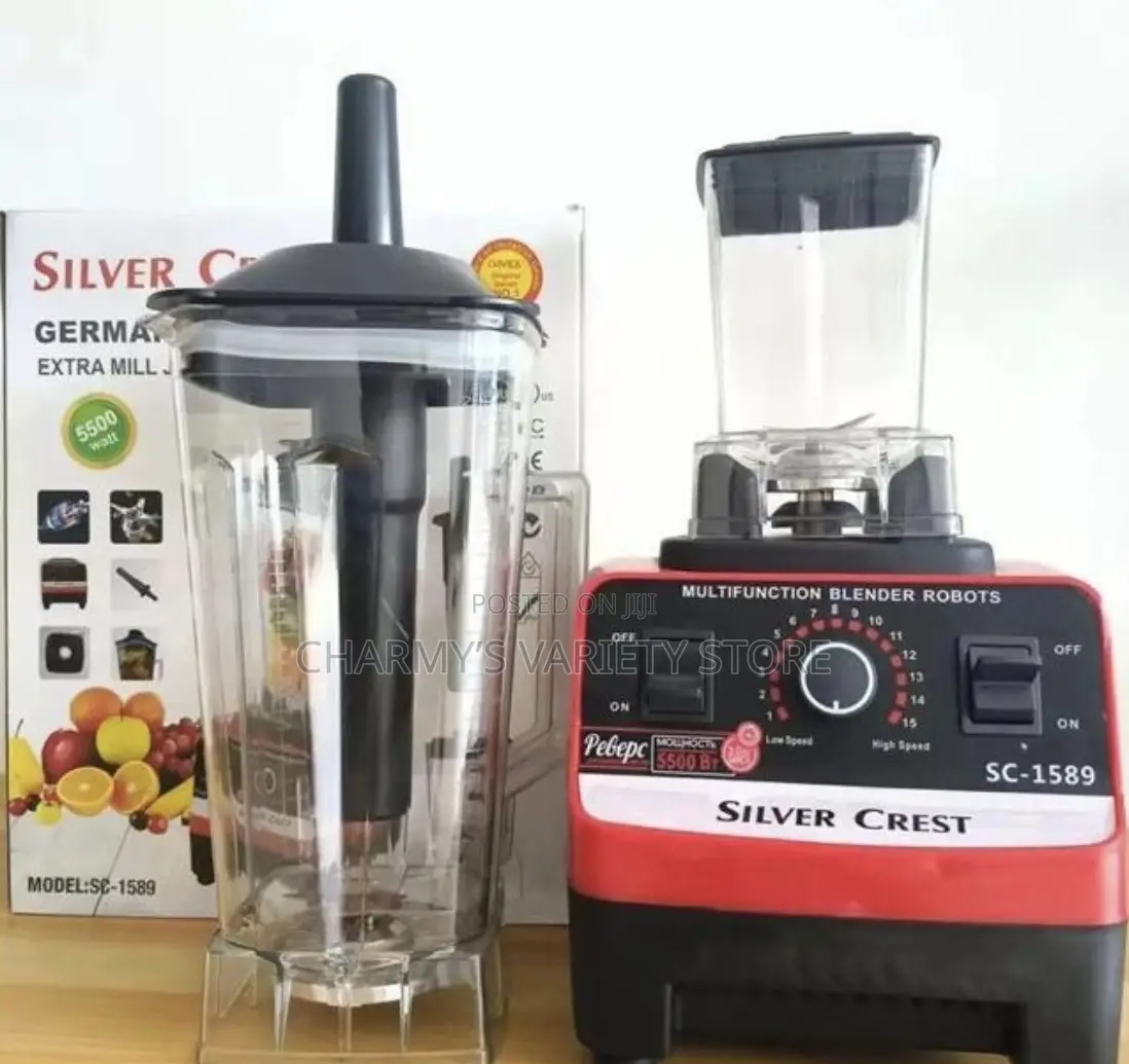 2L Double Cup Silver Crest Blender