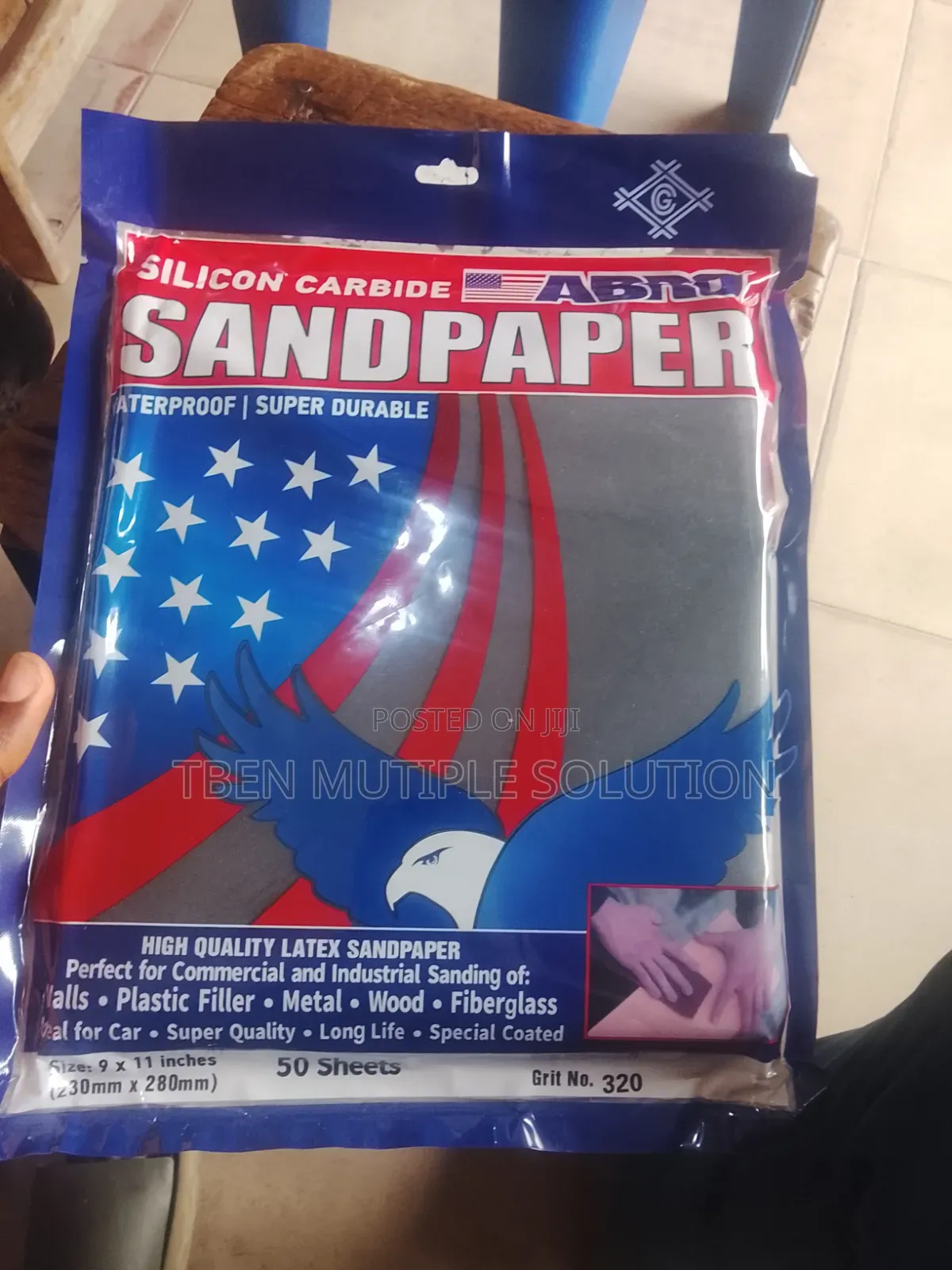 Abro Silicon Carbide Waterproof Sandpaper.grift 320