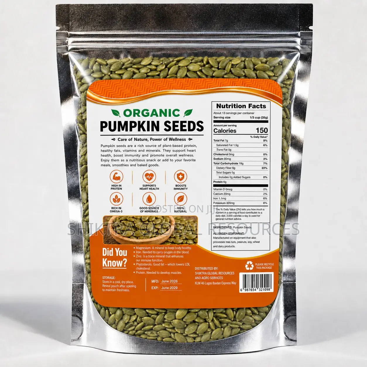 Organic Pumpkin Seed