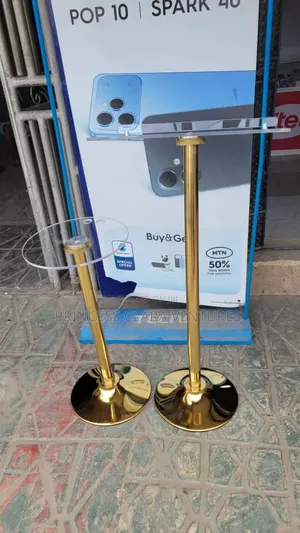High Quality Gold Pole Acrylic Unbreakable Pulpits on Sales