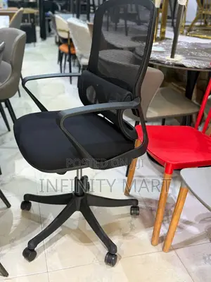 Office Chair Swivel Mesh With Armrest