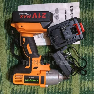 High Power Cordless Brushless Impact Wrench With 2 Batteries
