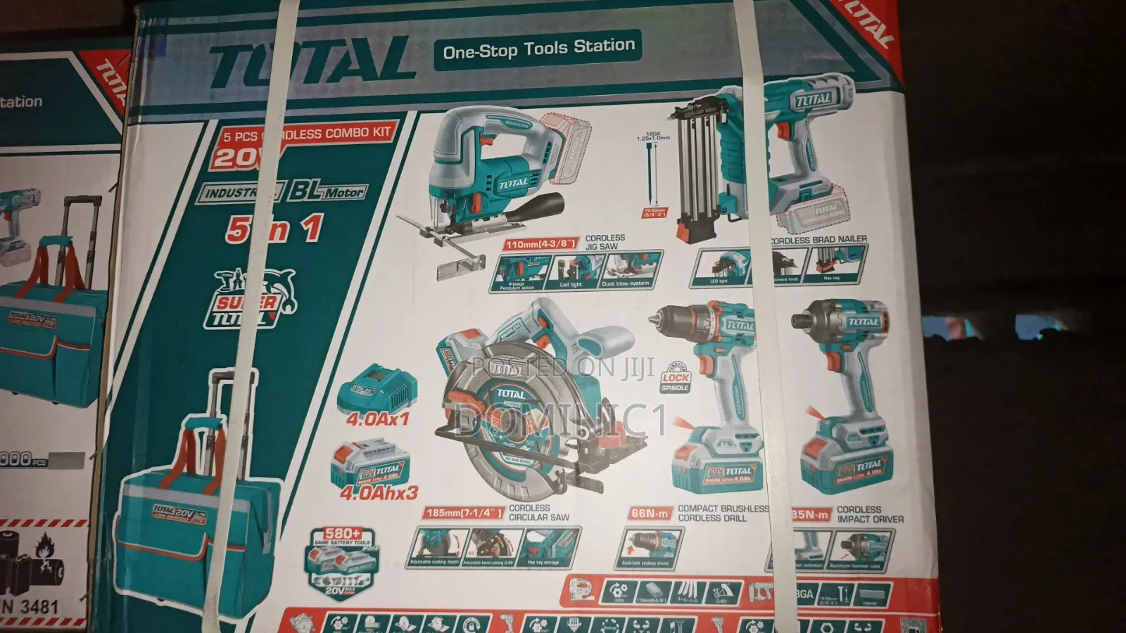 TOTAL 5 in 1 Cordless Combo Tool Set
