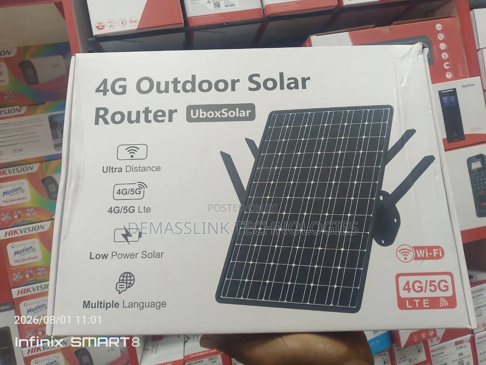4G Outdoor Solar Router