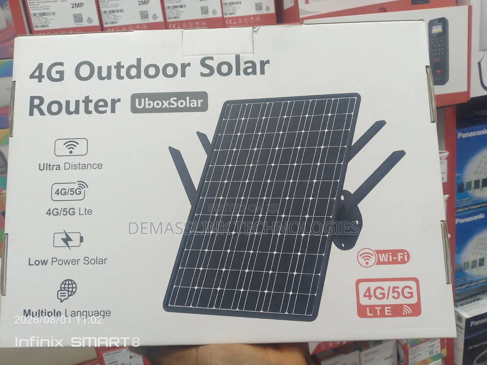 4G Outdoor Solar Router