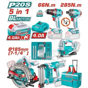 TOTAL 5 in 1 Cordless Combo Tool Set