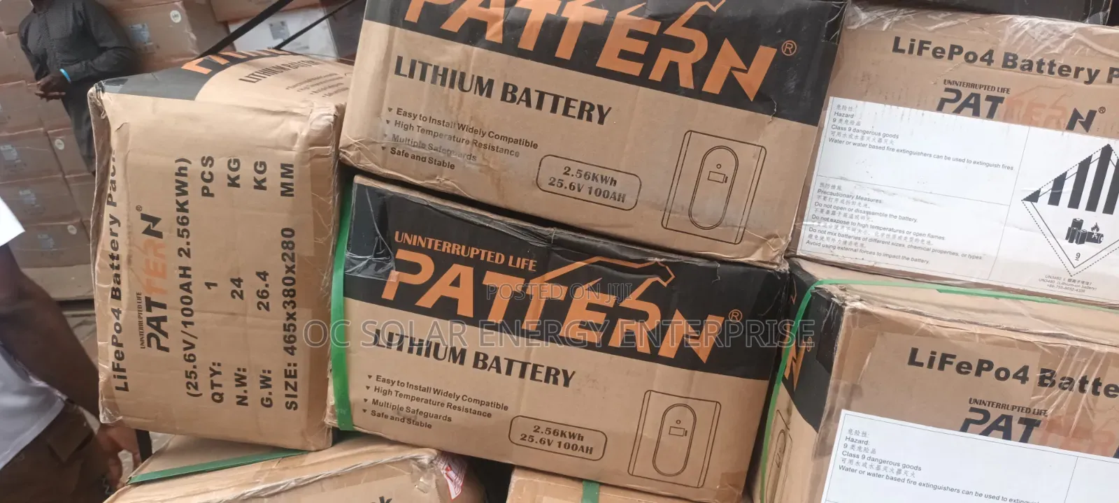 Pattern 2.5kwh Lithium Battery 24v
