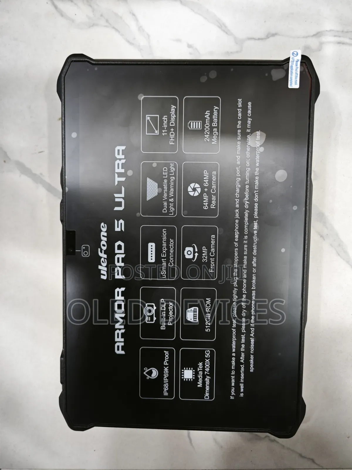 New Ulefone Tab A7 512 GB Black