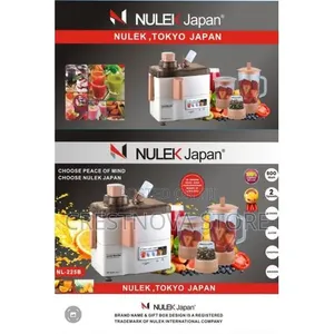 Nulek 3 in 1 Blender,Juice Extractor, Grinder With Mill-800w